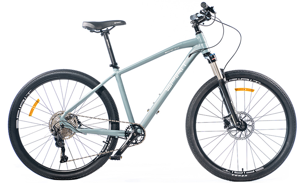 Фотография Велосипед Spirit Echo 7.4 27,5" 2021, размер М, Серый